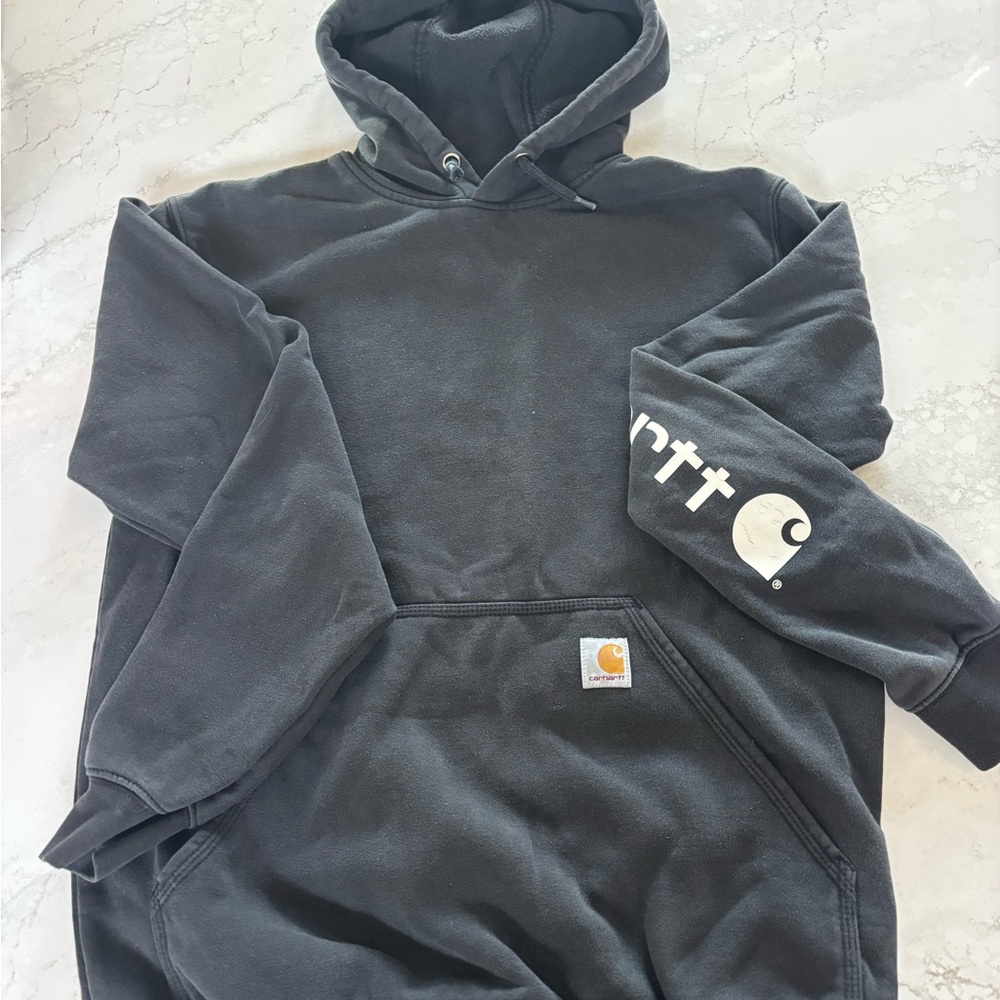 Carhartt Dark Gray Sweatshirt with Logo